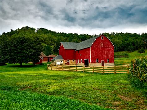 Free Stock Photo Of Agriculture Barn Clouds