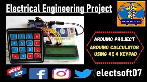 Arduino Calculator Using 4x4 Keypad And Lcd How To Make Arduino