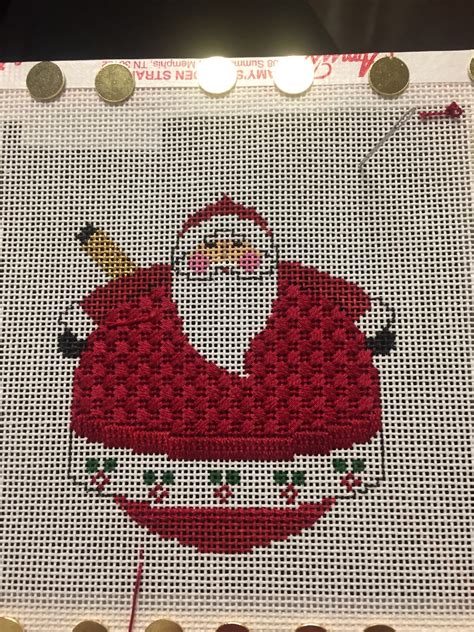 steph s stitching holy poly santa from heartstrings