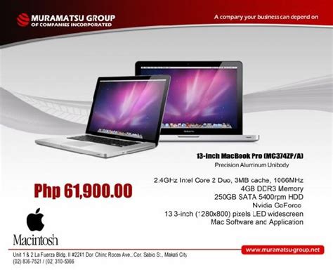 Featured price trackers or select from full list of trackers in header menu. 13-inch MacBook Pro MC374ZP/A Offer Makati, Metro Manila ...