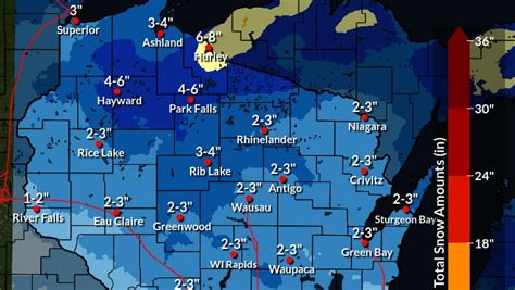 More Snow Coming For Wisconsin With Highest Totals North Of Milwaukee