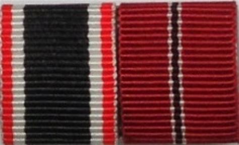 Army Ribbon Bar Kvk Ostfront From Hessen Antique