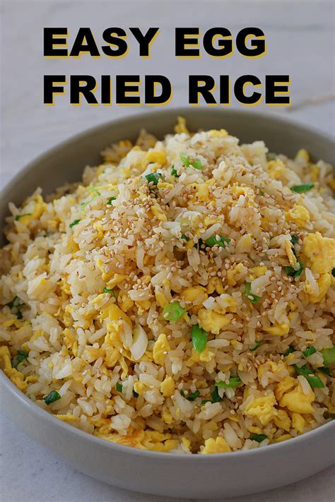 5 Minutes Easy Egg Fried Rice Recipe And Video Seonkyoung Longest