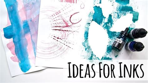 How To Use Inks 10 Ideas For Using Acrylic Inks Ink Drawing