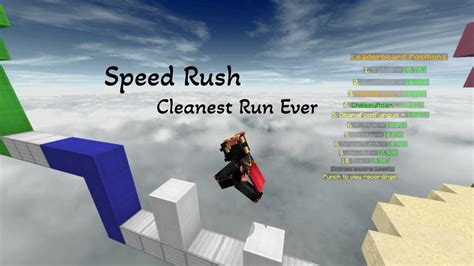 Cleanest Run Ever Bedwars Practice Speed Rush Youtube