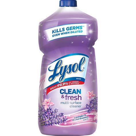 Lysol Lavender Surface Cleaner Concentrate Liquid Gal Fl Oz Lavender Scent