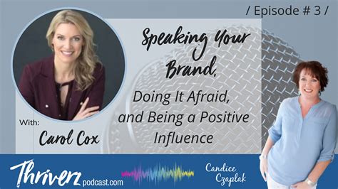 Interview With Thriverz Podcast Speak Your Brand Do It Afraid And Be