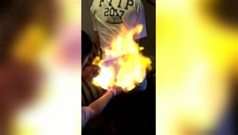 Australian School Leaver Lights His Bum On Fire Newshub