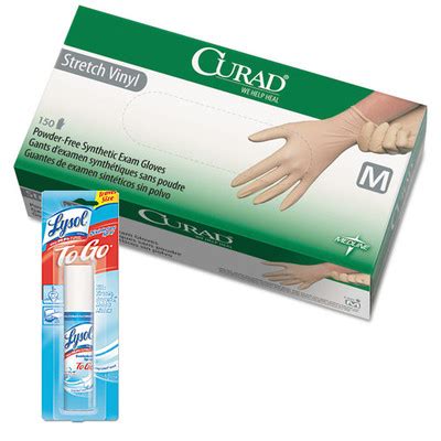 Do you as the name applies just rub it over the keyboard, and with lysol; Vinyl Exam Gloves, MD 150/Box + Lysol Disinfectant Spray 1oz