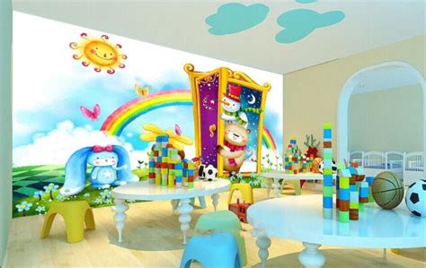 Wall mural ideas for kids under the sea. Custom 3d photo wallpaper room mural World Rainbow fairy ...