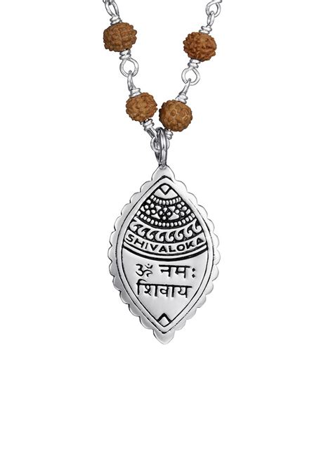 Soham 54 Silver SHIVALOKA Authentic Rudraksha Blessed Mala Beads