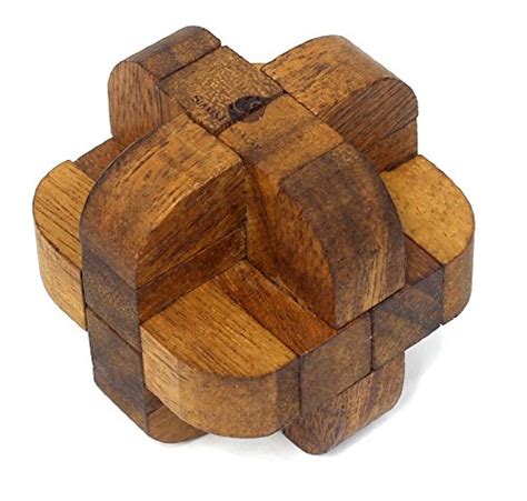 Neutron 3d Stem Brain Teaser A Handmade Wooden Puzzle For Adults From