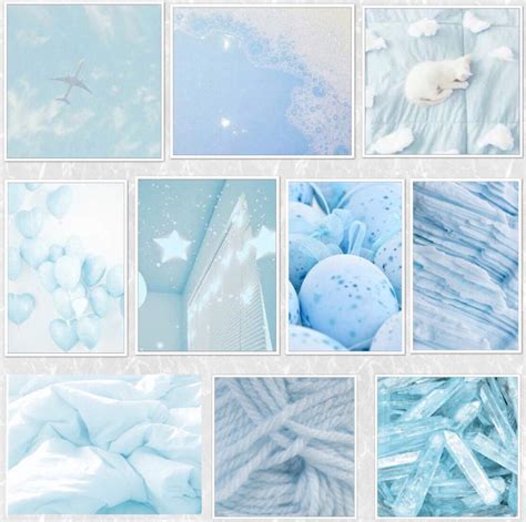 Pastel Blue Aesthetic Collage Aesthetics Amino