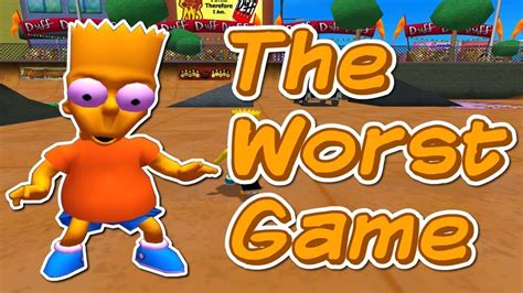 The Simpsons Skateboarding The Worst Video Game Ever Made Youtube