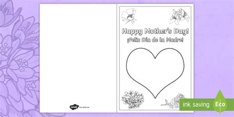 We have a huge range of card making products available. Mother's Day Fingerprint Gift Card Template English ...