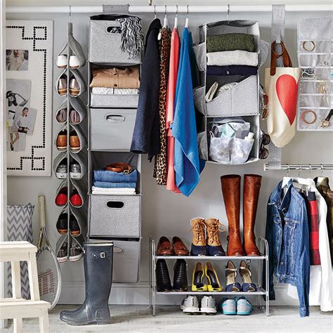 When you have to maximize every precious inch in your closet, these shoe space savers can save the day. Tips for Organizing a Small Reach-in Closet | HGTV's ...