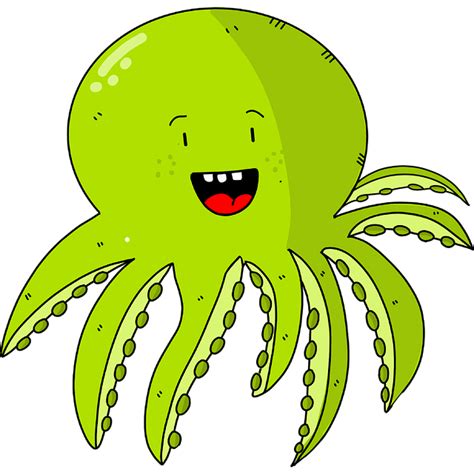 50 Gambar Octopus Cartoon And Gurita Gratis Pixabay