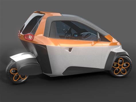 μrban Micro Urban 3 Wheel Concept Car By Ariel Marioni Tuvie Design