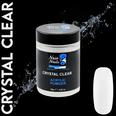 Crystal Clear Acrylic Powder Naio Nails