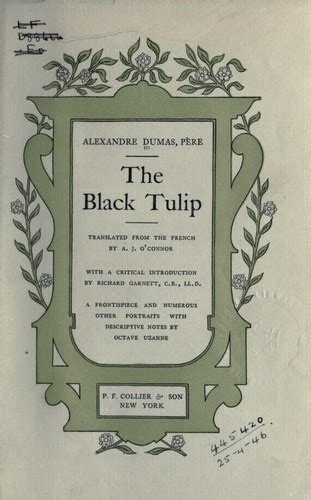 The Black Tulip By Alexandre Dumas Open Library
