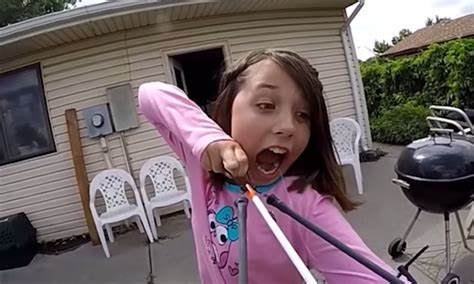 Badass Year Old Girl Rips Out Stubborn Loose Tooth With A Slingbow Deadstate