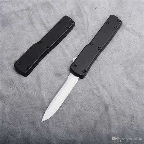 New Arrival Mini Small Auto Tactical Knife 440c Drop Point Satin Finish