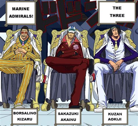 The 3 Admirals Anime Amino