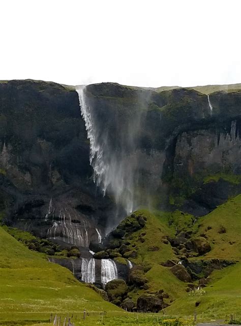 Waterfall Blowing Away Photo