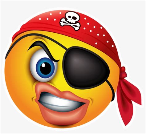 Pirate Emoji Facebook Pirate Emoji Free Transparent Png Download