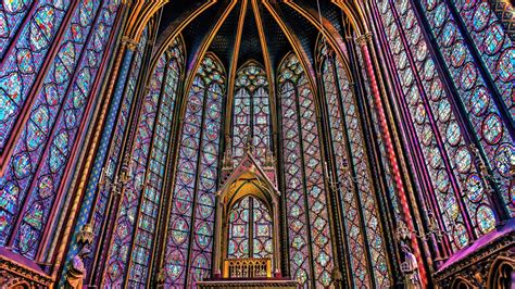 Download Church Cathedral Colorful Photography Stained Glass 4k Ultra