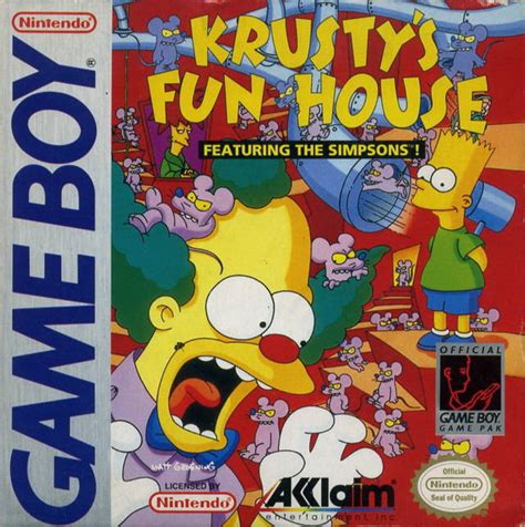 Simpsons Krustys Funhouse Game Boy