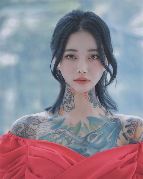 pin by bella on lina ahn asian tattoo girl girl tattoos asian girl