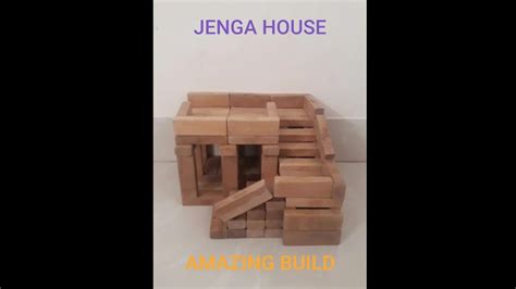 How To Build A Jenga House The Jenga Artist Youtube