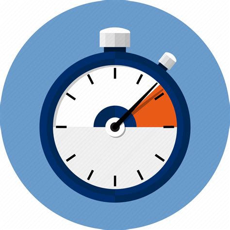 Chronometer Clock Countdown Hours Speed Sport Stopwatch Icon