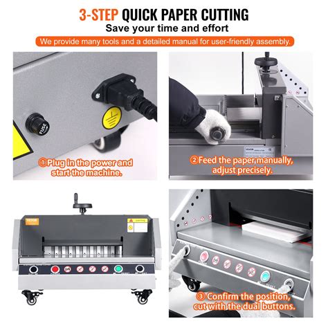 Vevor Electric Paper Cutter 0 330 Cutting Width Electric Paper Trimmer