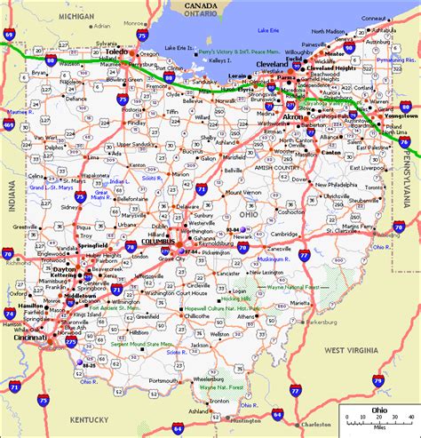 Map Of All Ohio Cities