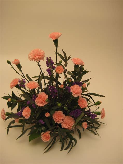 Carnation Arrangement Lilybugfloraldesign