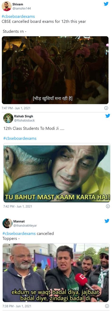 Utsav Ki Taiyaari Karo Netizens Celebrate With Memes As Cbse Cancels