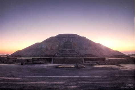 Teotihuacan Piramide Del Sol Sun Pyramid Teotihuacán Teotihuacan