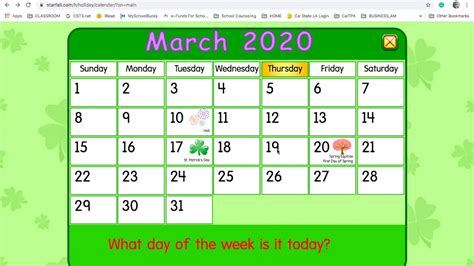 Starfall Calendar March 2023 Get Calendar 2023 Update