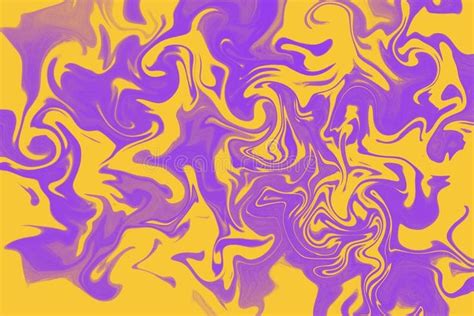 Yellow And Purple Abstract Pattern Cuadros