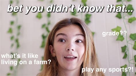 Get To Know Me Fun Facts You Didnt Know Youtube