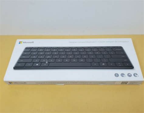 Microsoft Compact Designer Wireless Bluetooth Keyboard 21y 00001