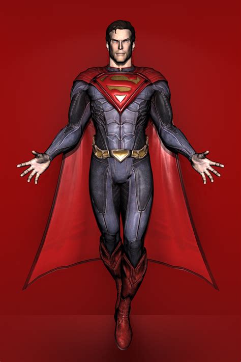 Injustice God Amongs Us Superman Render By Ishikahiruma On Deviantart