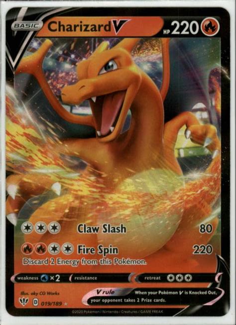 Jun 09, 2021 · a charizard gx pokemon card is rare and extremely rare at high grades (i.e. (SWSH03-019) Charizard V (UR) Pokemon Darkness Ablaze Card # 19 | eBay