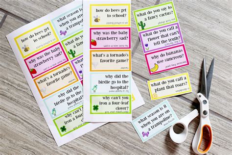 Lunch Box Jokes For Spring Free Printable Sugar Bee Crafts