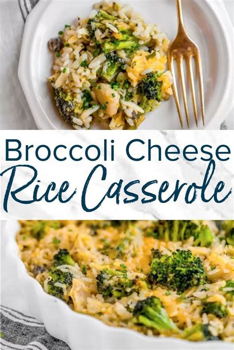 Broccoli Cheese Rice Casserole is a classic side dish. Creamy and