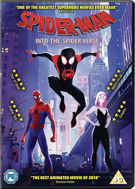 Spider Man Into The Spider Verse Dvd Amazon Co Uk Shameik