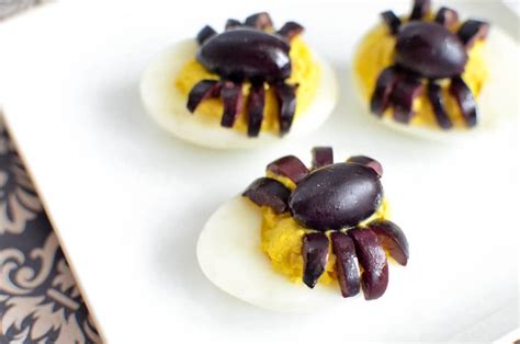 Spider Deviled Eggs Recipe Halloween Deviled Eggs