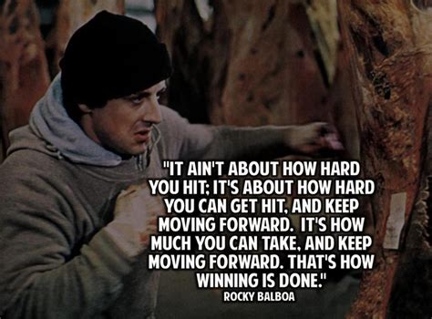 It's a very mean and nasty place and i don't care how tough you are it will beat you to your knees and keep you there permanently if you let it. Rocky Balboa | Quotes and inspirational stuff | Pinterest